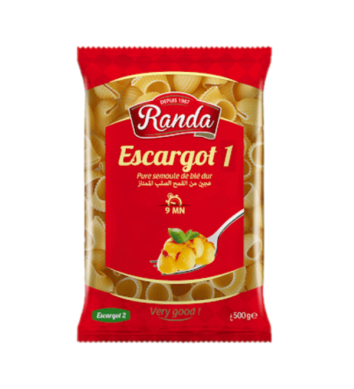 RANDA MAKARNA ESCARGOT 1 - 500 GR (pates)