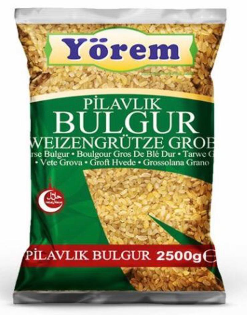 YOREM BULGUR PILAVLIK  2500 GR (blé concassé)
