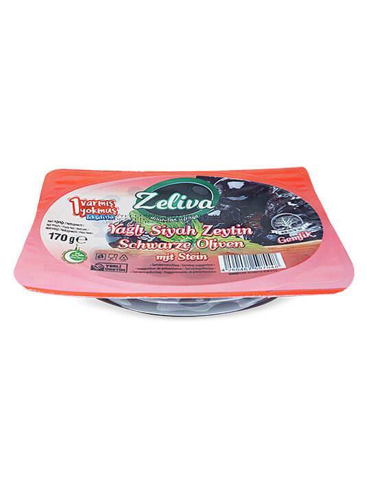 ZELIVA S.ZEYTIN GEMLIK 170Gr (olives noires)