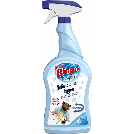 BINGO OKSIJEN DERIN SPREY 12X750ML  ( eau de javel oxigéné)