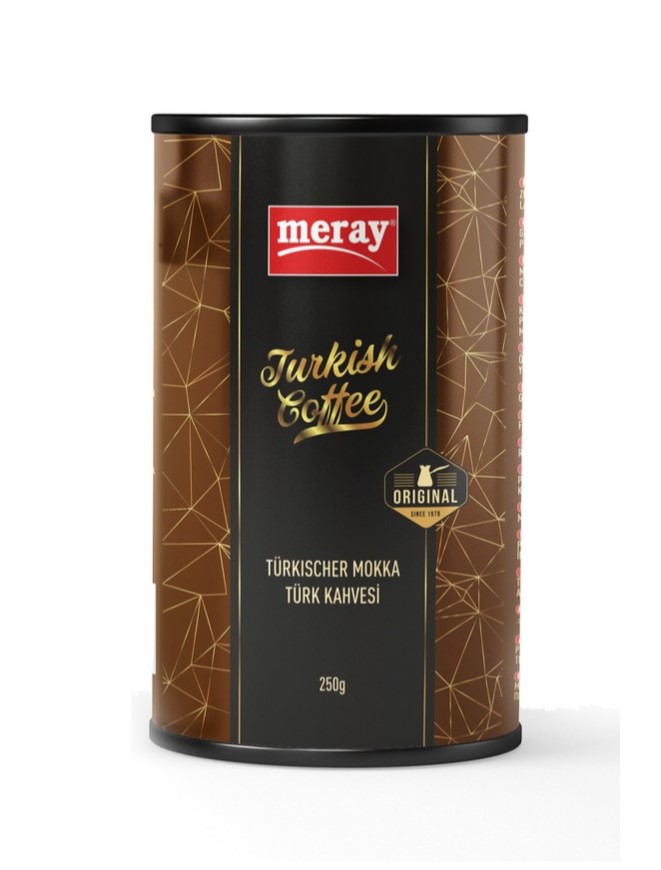 MERAY TURK KAHVESI 12x250gr 25/03/23  (café turk)