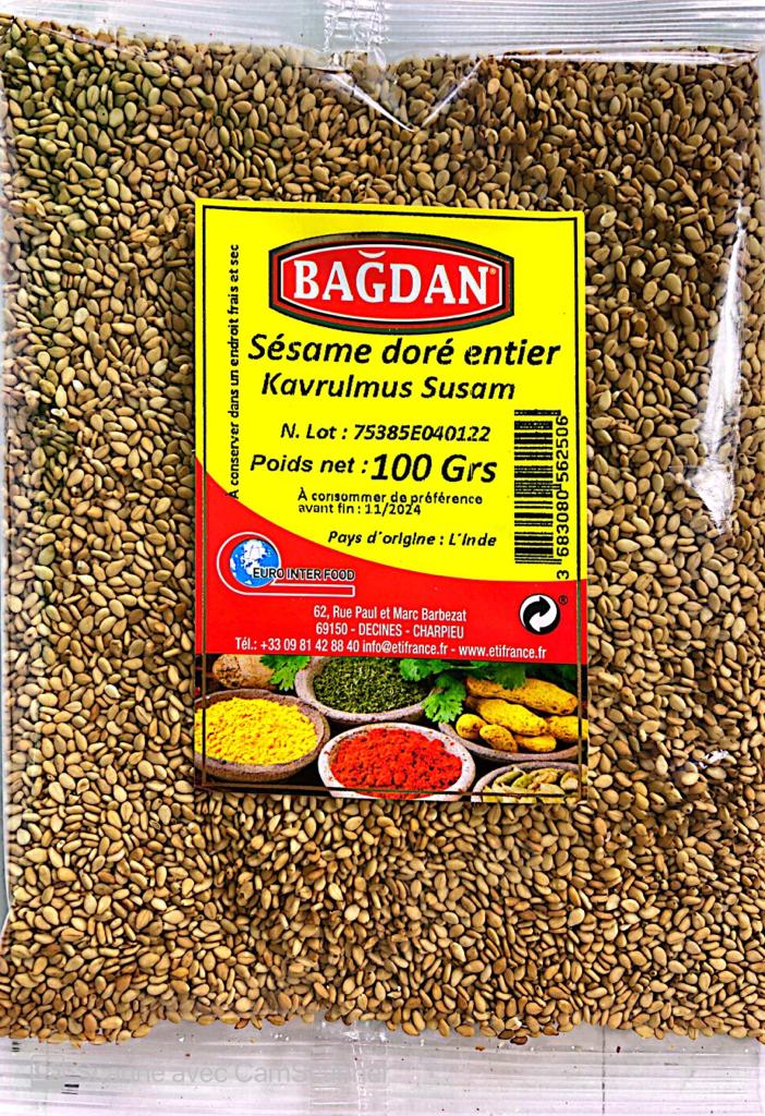 BAGDAN BEYAZ SUSAM 100 GR (sesame blanc)