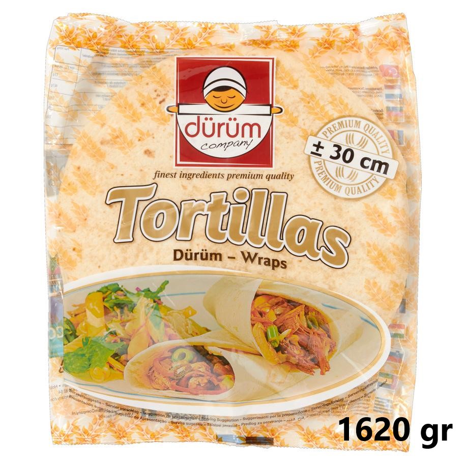 DURUM TORTILLA 6 LI 30 CM 1620 GR (tortillas)
