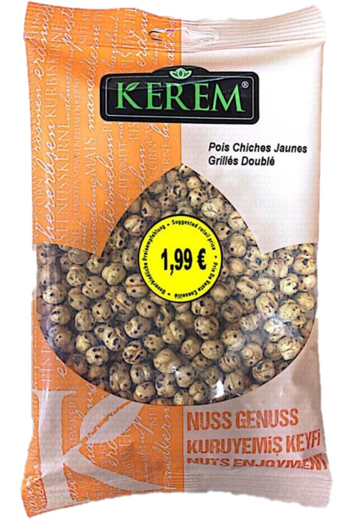 KEREM KAV.DAGLI LEBLEBI 225 GR PROMO 1.99€ ( pois-chiche jaune grillé )