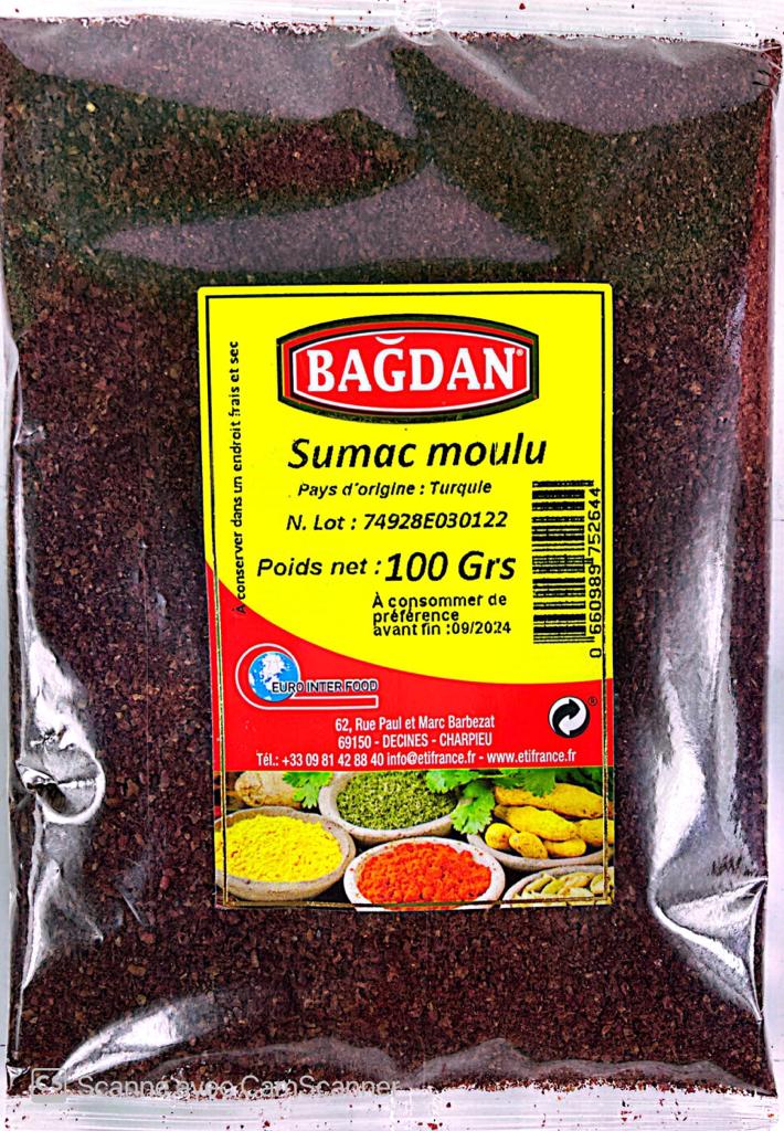 BAGDAN KIYILMIS SUMAC 100 GR (sumac moulu)