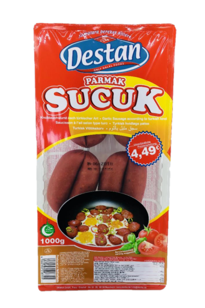 DESTAN PARMAK SUCUK 1 KG PROMO (saucissons turc) Yeni Fiyat