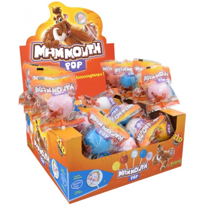 Grossiste Halal, vente de MAMMOUTH POP BOITE 36 (boules de mammouth)
