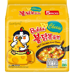 BULDAK RAMEN POULET PIQUANT CHEESE  SAMYANG 5X140GR