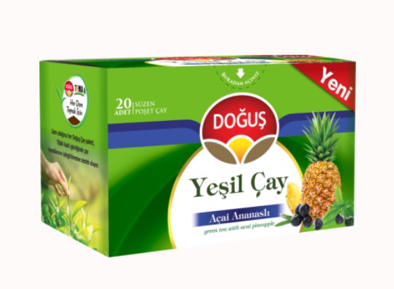 DOGUS YESILCAY ACAI-ANANASLI 20'ER (thé vert à l'ananas)