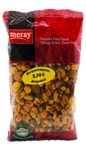 MERAY KARISIK MISIRLI-FINDKLI YENI URUN 12*250GR (mélange avec noix/maïs chili)