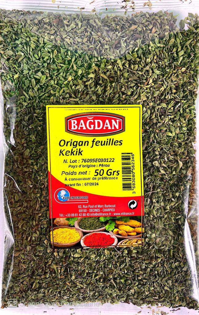 BAGDAN KEKLIKOTU YAPRAGI 50 GR (feuilles de origan)