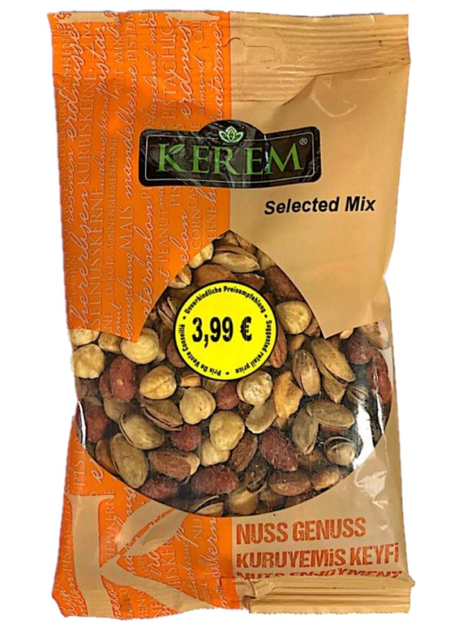 KEREM KARISIK KOKTEYL SELECTED MIX TUZLU 12x225GR PROMO 3.99€ ( mélange salés)