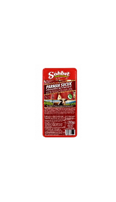 SOHBET PARMAK SUCUK 16x200GR (saucisson turc)