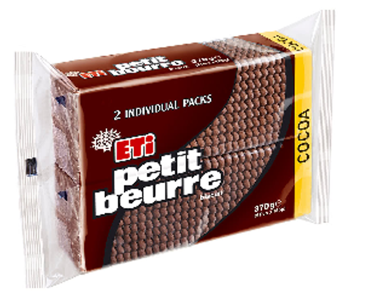 ETI PETIT BEURRE KAKAOLU 370 GR (petit beurre au cacao)
