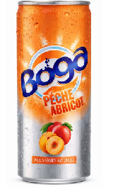 BOGA CANETTE 24CL PECHE & ABRICOT