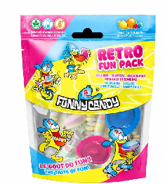 FUNNYCANDY RETRO FUN PACK 16X131.5GR (BONBONS MIX)